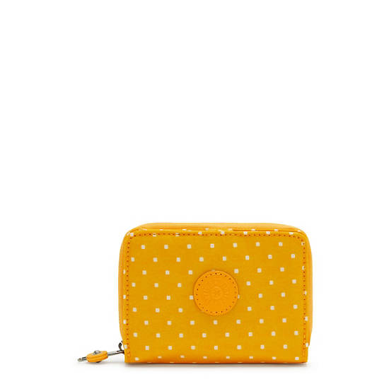 Kipling Money Love Printed Small Wallet Wallets Soft Dot Yellow | CA 2212CT